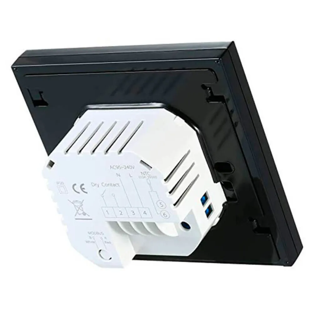 Терморегулятор Heat Plus BHT-002B сенсорний 16А чорний (BHT002B)- Фото 3